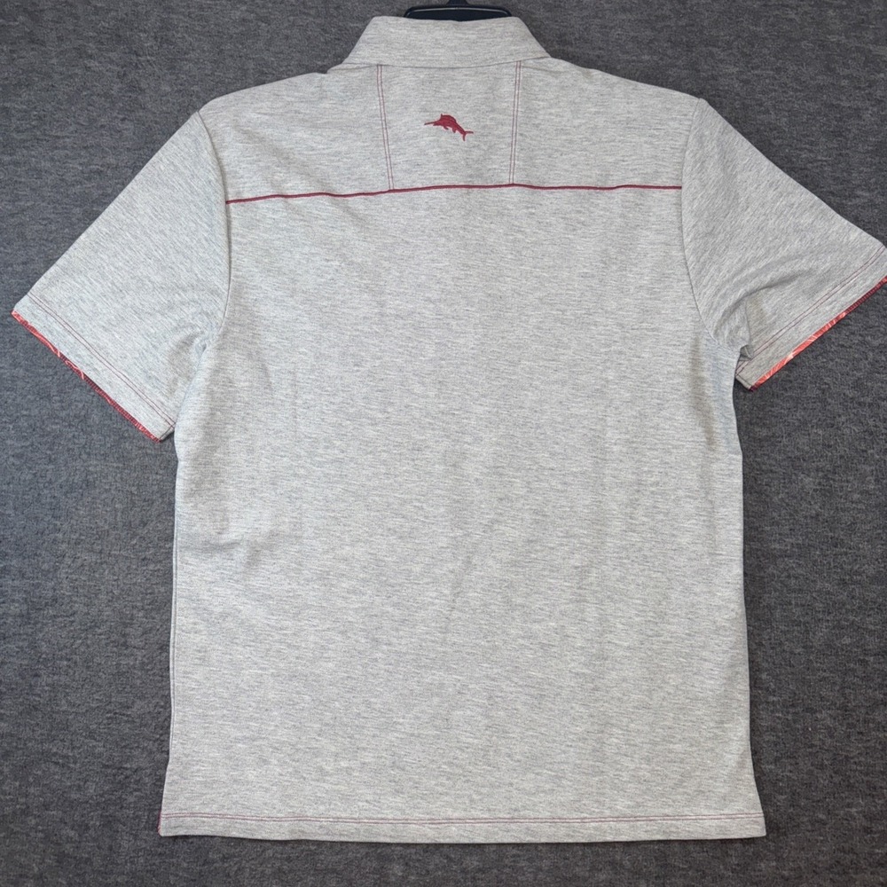 Louisville Cardinals Tommy Bahama Mens Island Zone Polo Shirt Gray Sz S NEW $128 - Picture 8 of 10